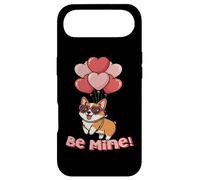 Carcasa para iPhone Air Funny Be Mine Valentines Day Heart Balloons Corgi Dog Lover