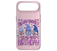 Carcasa para iPhone Air Funny Birthday Gnomes Did You GNOME Its My 40th Birthday