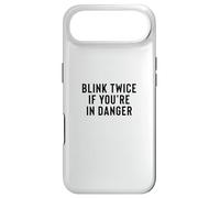 Carcasa para iPhone Air Funny Blink Twice If You'Re In Danger Joke