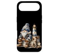 Carcasa para iPhone Air Funny Boat Captain GNOME On Vintage Suitcase and Lighthouse