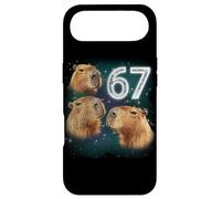 Carcasa para iPhone Air Funny Boys Girls 67 Meme Capybara Howling at The Moon 6 7
