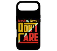 Carcasa para iPhone Air Funny Breaking News I Don't Care Sarcasm Sarcastic Humor