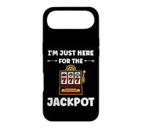 Carcasa para iPhone Air Funny Casino Quote gamling I'm Here for Jackpot