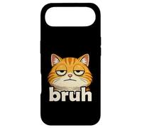 Carcasa para iPhone Air Funny Cat Face Meme Bruh Orange Cat Viral Trendy Boys Memes