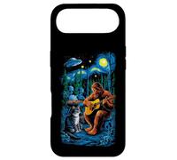 Carcasa para iPhone Air Funny Cat UFO Alien Bigfoot Sasquatch Camping Playing Guitar