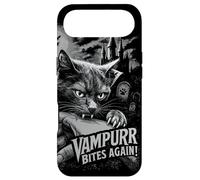 Carcasa para iPhone Air Funny Cat Vampurr Bites Again Halloween Vintage Graphic
