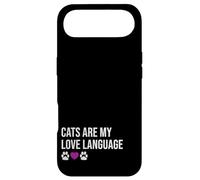 Carcasa para iPhone Air Funny Cats Are My Love Diseño de Lenguaje