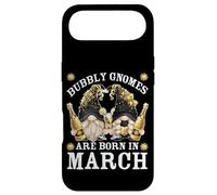 Carcasa para iPhone Air Funny Champagne Birthday Gnomes For Women Are Born In March
