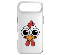 Carcasa para iPhone Air Funny Chicken Face Big Eyes Cartoon Rooster Kawaii