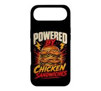 Carcasa para iPhone Air Funny Chicken Sandwich Saying Humor Joke Gag Powered by