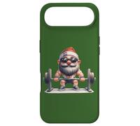 Carcasa para iPhone Air Funny Christmas In July Santa Keeps Fit with Weightlifting