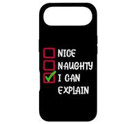 Carcasa para iPhone Air Funny Christmas Santa Clause Checklist Quotes Graphic