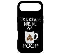 Carcasa para iPhone Air Funny Coffee Mug This is Going to Make Me Poop Cup of Coffee