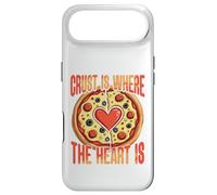 Carcasa para iPhone Air Funny Crust Is Where The Heart Is Pizza Couple