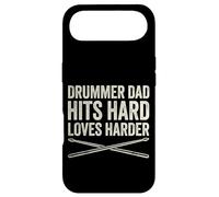 Carcasa para iPhone Air Funny Dad Vintage Papa Rock Metal Tambores Hits Music Gift
