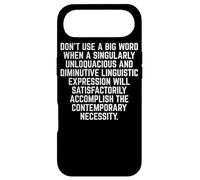 Carcasa para iPhone Air Funny Don't Use A Big Word Writer & Translator