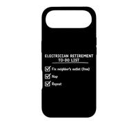 Carcasa para iPhone Air Funny Electrician Retirement To Do List Checklist Retiree