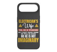 Carcasa para iPhone Air Funny Electricians Wife Yes He's Working