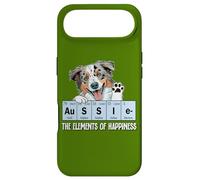 Carcasa para iPhone Air Funny Elements of Happiness Blue Merle Aussie Lover
