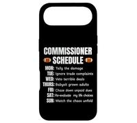 Carcasa para iPhone Air Funny Fantasy Football Commissioner Schedule Draft Day