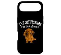 Carcasa para iPhone Air Funny Friends In Low Places Long Haired Dachshund Lover