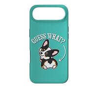 Carcasa para iPhone Air Funny Girl Kawaii Guess What Butt Black Tricolor Corgi Lover