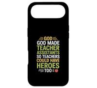 Carcasa para iPhone Air Funny God Made Teacher Assistants Heroes Diciendo