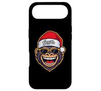 Carcasa para iPhone Air Funny Gorilla Christmas Santa Hat Sunglasses Holiday Xmas