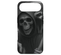 Carcasa para iPhone Air Funny Grim Reaper Raccoon Dark Humor Halloween Graphic Men