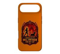 Carcasa para iPhone Air Funny Halloween I'D IR AL Infierno Y Volver para MI Gato