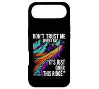 Carcasa para iPhone Air Funny Hiking False Summit Joke Just Over This Ridge