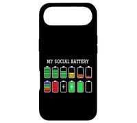 Carcasa para iPhone Air Funny Introvert Humor Energy Level Graphic Anti Social Fun