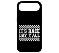 Carcasa para iPhone Air Funny It's Race Day Y'all - Pista de Carreras a Cuadros para Hombre