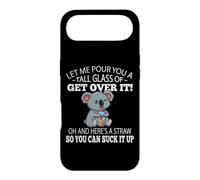 Carcasa para iPhone Air Funny Kids Tall Glass of Get Over It Suck It Up Koala Lover