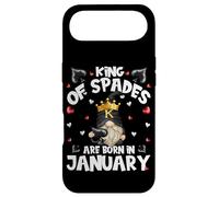 Carcasa para iPhone Air Funny King of Spades Birthday GNOME Legend Born In January