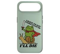 Carcasa para iPhone Air Funny Knight I Have to Say Weird Stuff Or I'Ll Die Frog