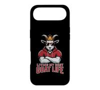 Carcasa para iPhone Air Funny Living Best Goat Life Fantasy Football Commish My King