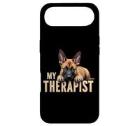 Carcasa para iPhone Air Funny Malinois Puppy My Therapist Pastor Belga Dog