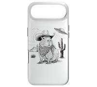 Carcasa para iPhone Air Funny Meme UFO Capybara Alien Vintage 90s Wild West Boho