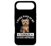 Carcasa para iPhone Air Funny Mens & Womens Cute Work Hard Better Life Yorkie Lover