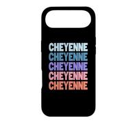 Carcasa para iPhone Air Funny Modern Repeated Text Design First Name Cheyenne
