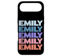 Carcasa para iPhone Air Funny Modern Repeated Text Design First Name Emily