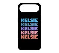 Carcasa para iPhone Air Funny Modern Repeated Text Design First Name Kelsie