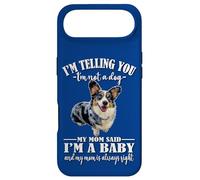 Carcasa para iPhone Air Funny Mom Says Im A Baby Welsh Blue Merle Corgi Lover