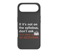 Carcasa para iPhone Air Funny No Syllabus Teacher Professor College Humorous Graphic