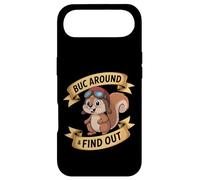 Carcasa para iPhone Air Funny Pilot Squirrel Buck Around and Find out Diciendo