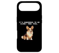 Carcasa para iPhone Air Funny Pixel bit Dangerous Video Gamer Tricolor Corgi Lover