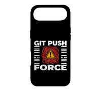 Carcasa para iPhone Air Funny Programmer Coding Git Push Force Warning