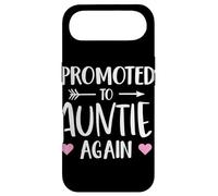 Carcasa para iPhone Air Funny Promoted To Auntie Again Pregnancy Announcement Aunt
