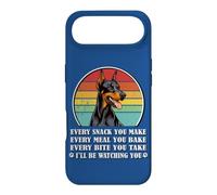 Carcasa para iPhone Air Funny Retro Vintage Every Snack Doberman Pinscher Dog Lover